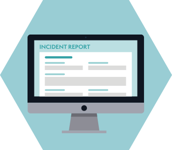 Make it easy to report incidents illustration