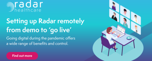 Setting up Radar Healthcare remotely – from demo to ‘go live’