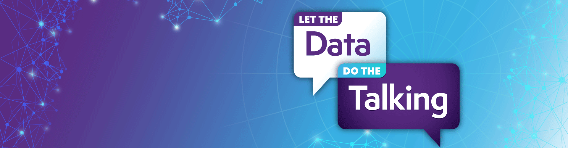let the data do the talking banner