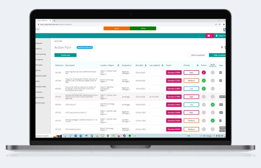 Healthcare Quality & Compliance Software | Radar Healthcare