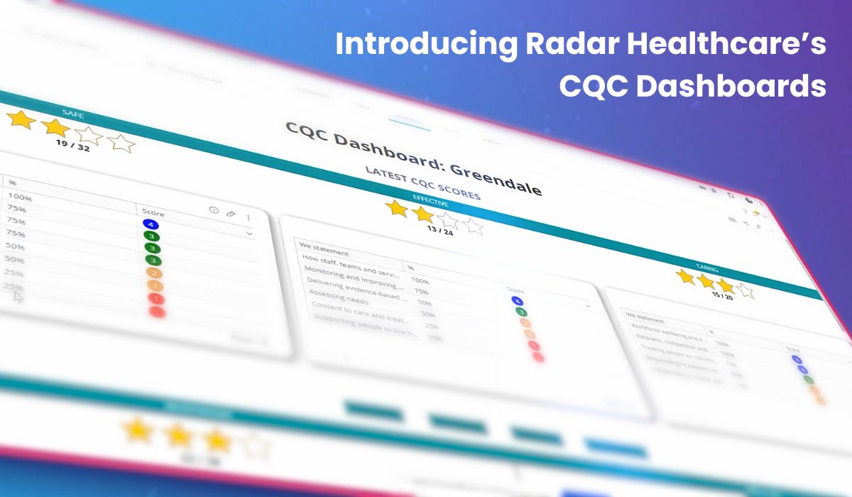 Radar Healthcare's CQC Dashboards