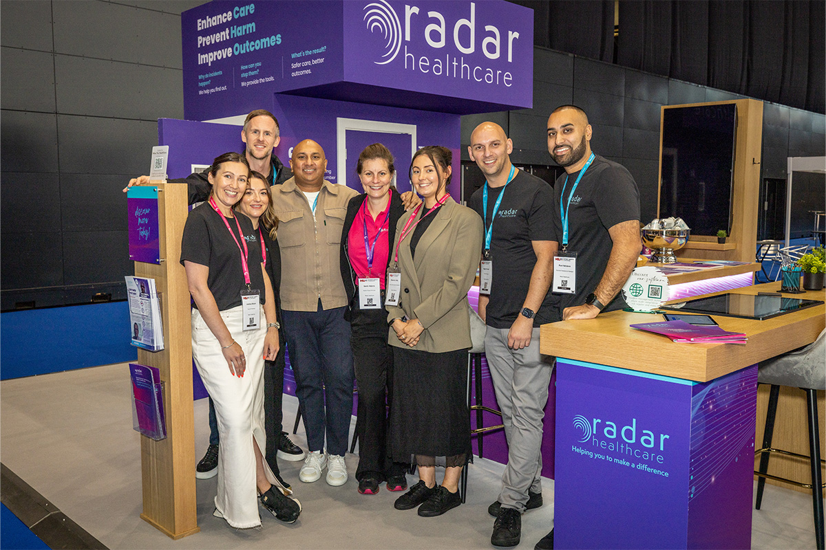 Radar Healthcare team at Patient Safety Congress 2024.