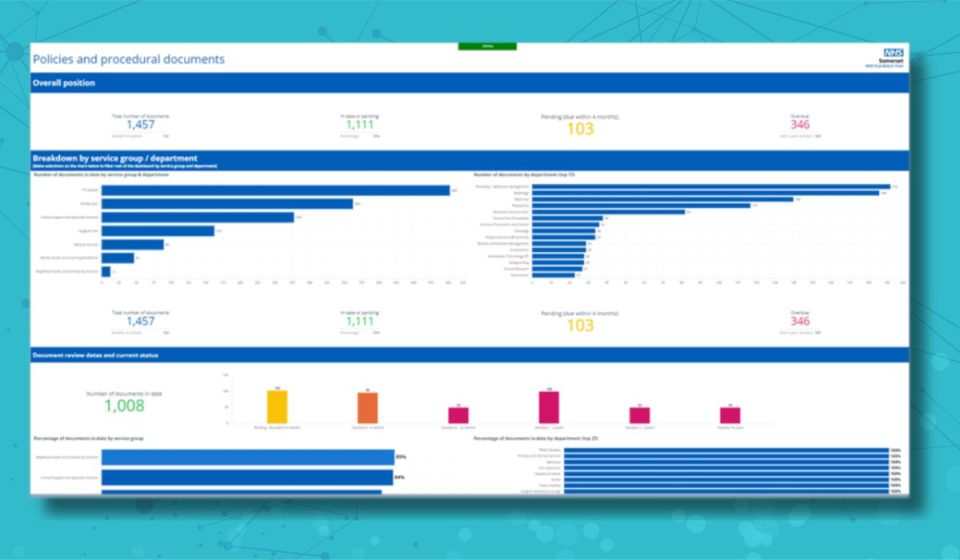 Somerset NHS FT Transforming Governance and Data
