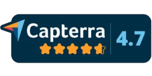 Capterra review badge